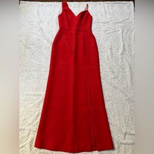 BcbgMaxAzria Elegant Red Evening Gown